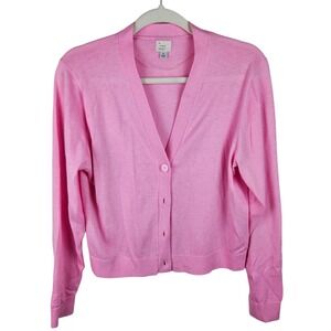 A New Day Women's Pink Button-Down Cardigan Sweater Size S‎ Knitwear